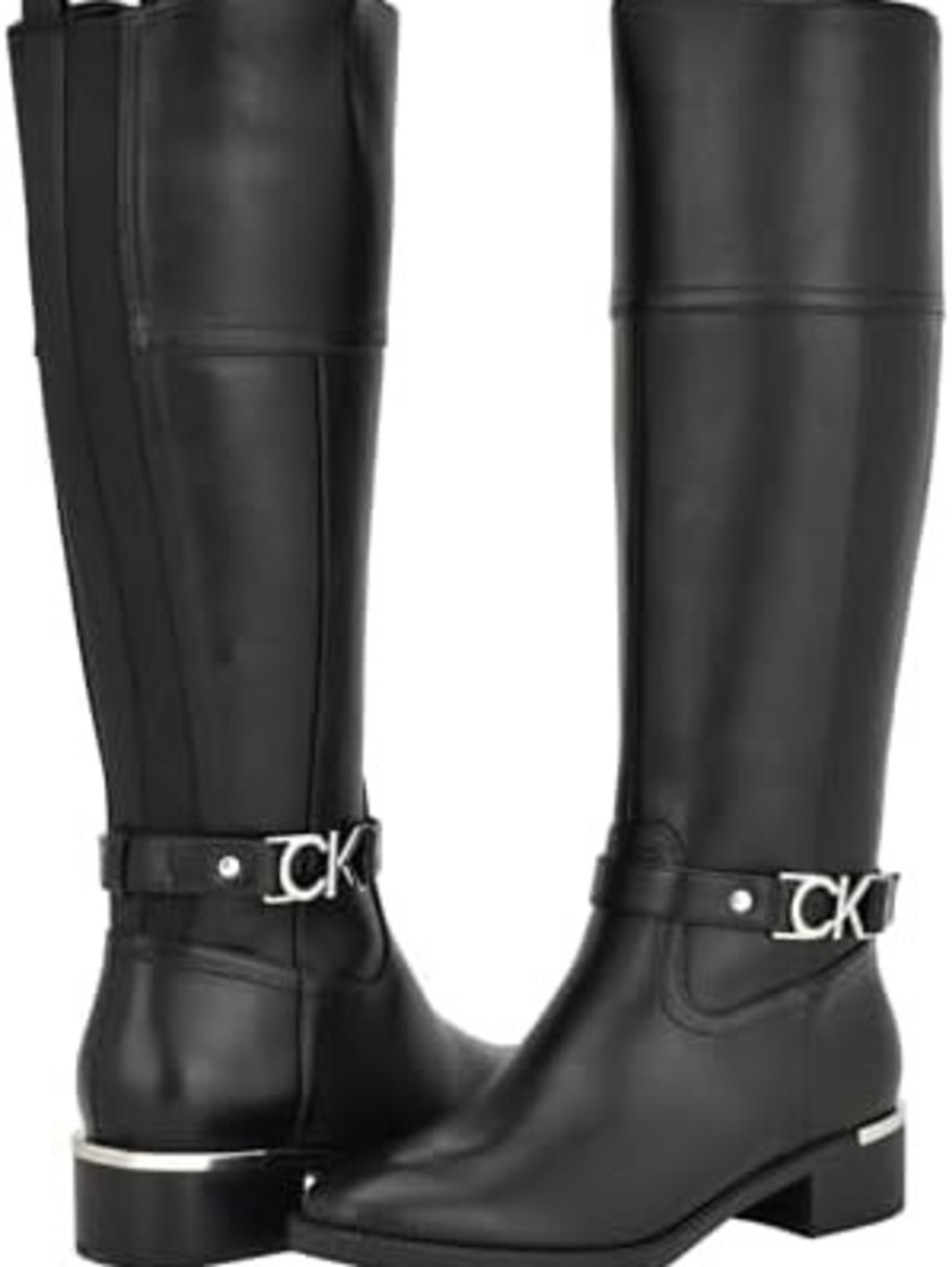 Calvin Klein Women's Daphny Tall Block Heel Boots 9m